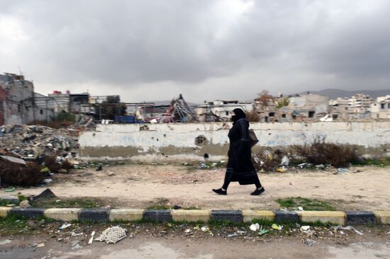 Город Дума в окрестностях Дамаска