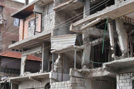 Город Дума в окрестностях Дамаска