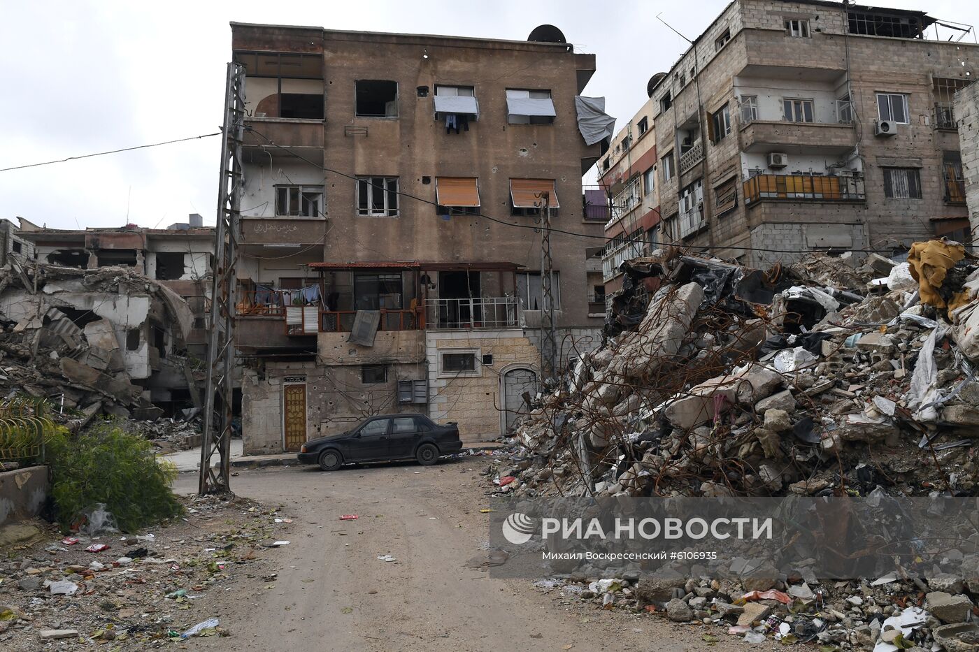 Город Дума в окрестностях Дамаска