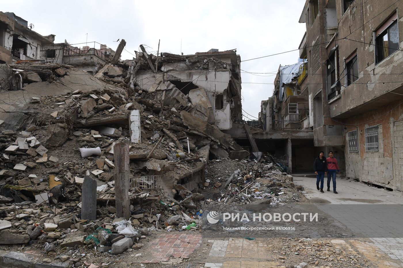 Город Дума в окрестностях Дамаска