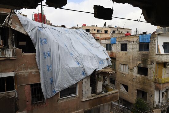 Город Дума в окрестностях Дамаска