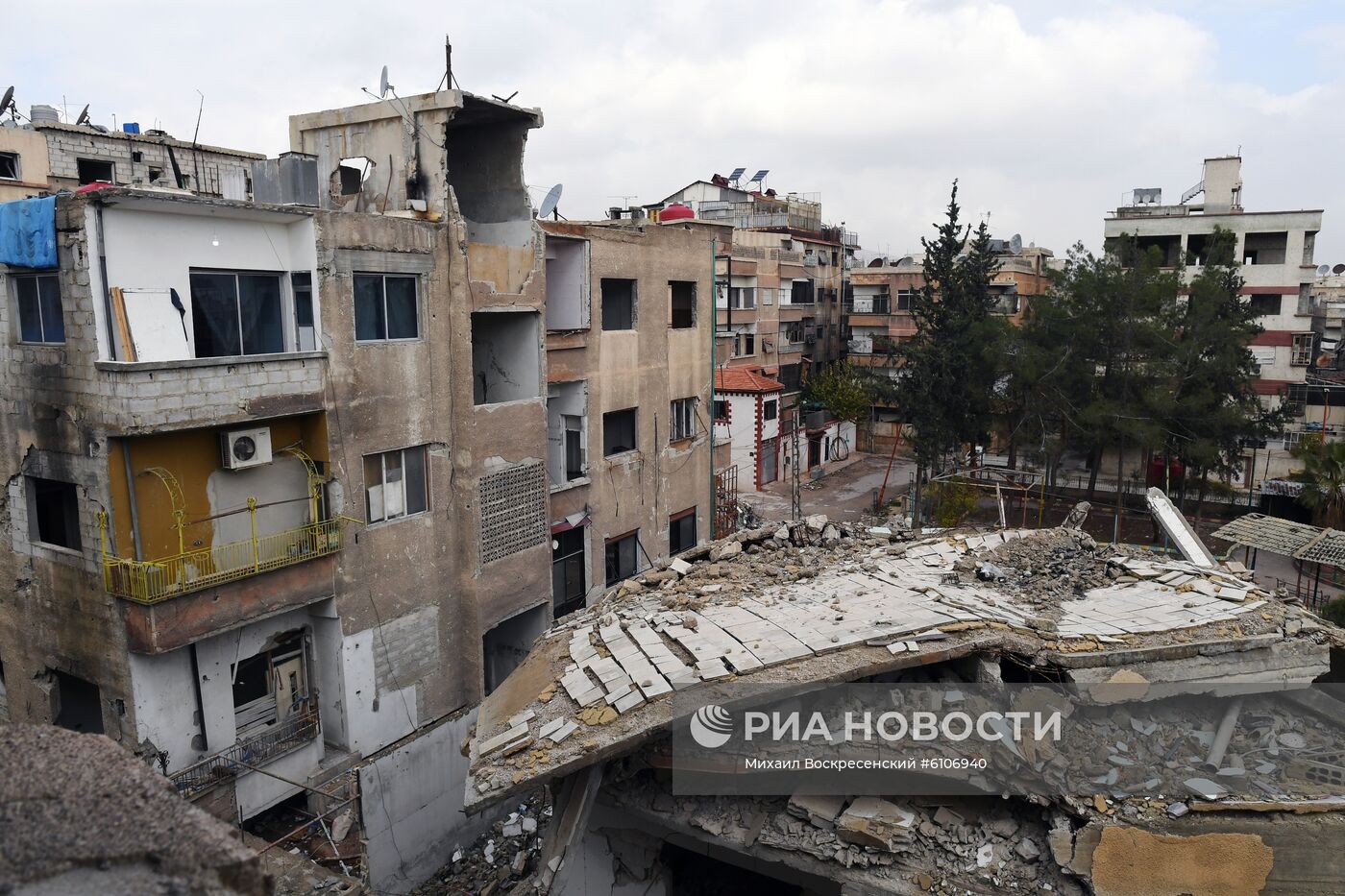 Город Дума в окрестностях Дамаска