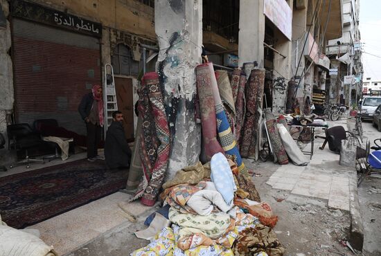 Город Дума в окрестностях Дамаска