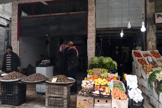 Город Дума в окрестностях Дамаска