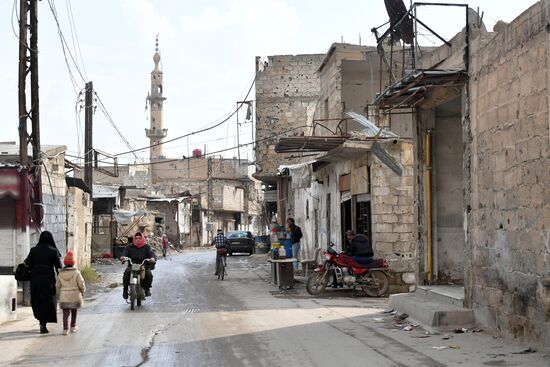 Город Дума в окрестностях Дамаска