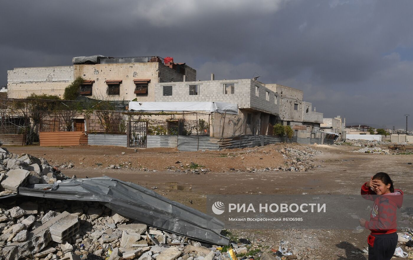 Город Дума в окрестностях Дамаска