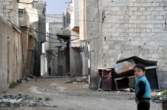 Город Дума в окрестностях Дамаска