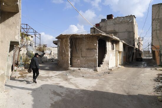 Город Дума в окрестностях Дамаска