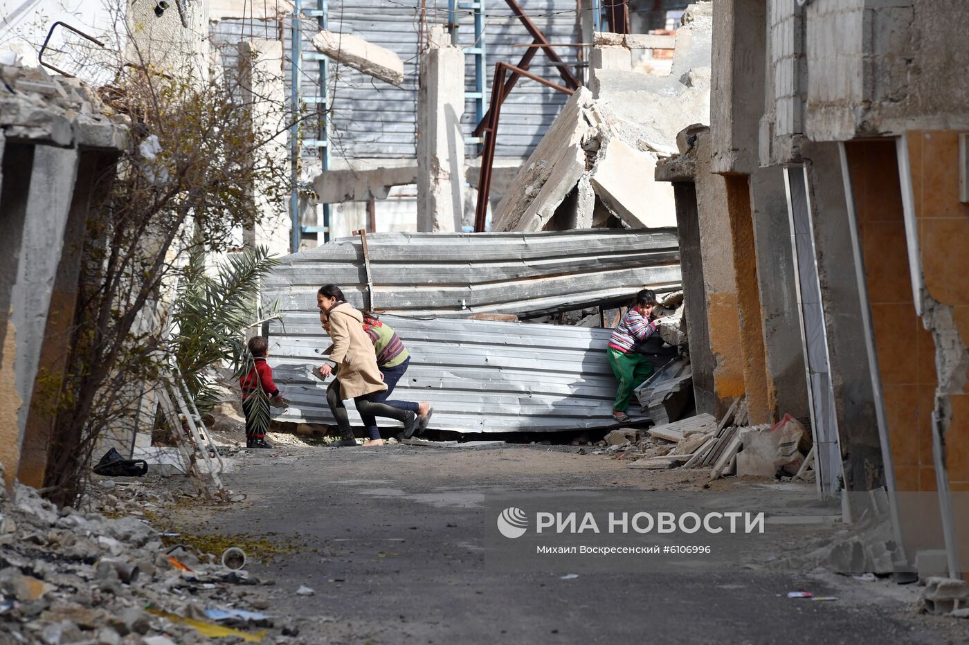 Город Дума в окрестностях Дамаска
