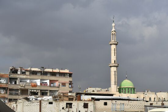 Город Дума в окрестностях Дамаска