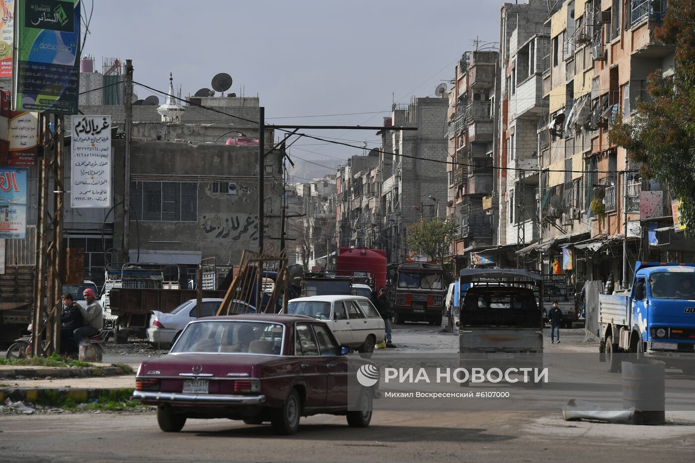 Город Дума в окрестностях Дамаска