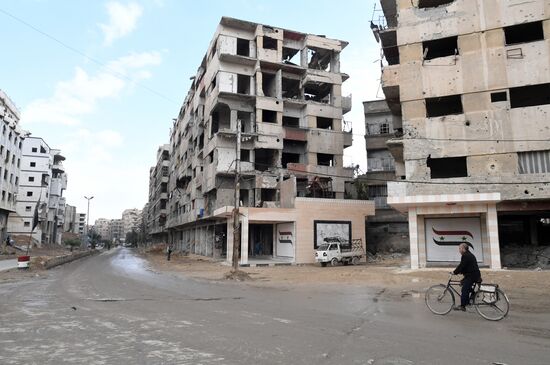 Город Дума в окрестностях Дамаска