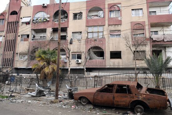 Город Дума в окрестностях Дамаска