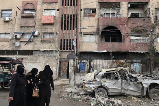 Город Дума в окрестностях Дамаска