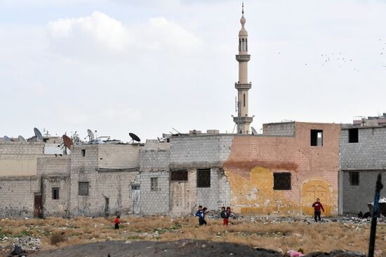 Город Дума в окрестностях Дамаска