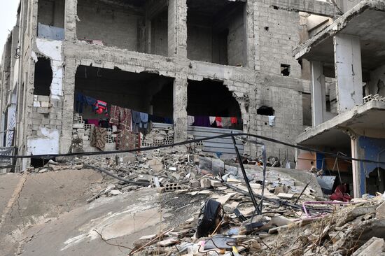 Город Дума в окрестностях Дамаска