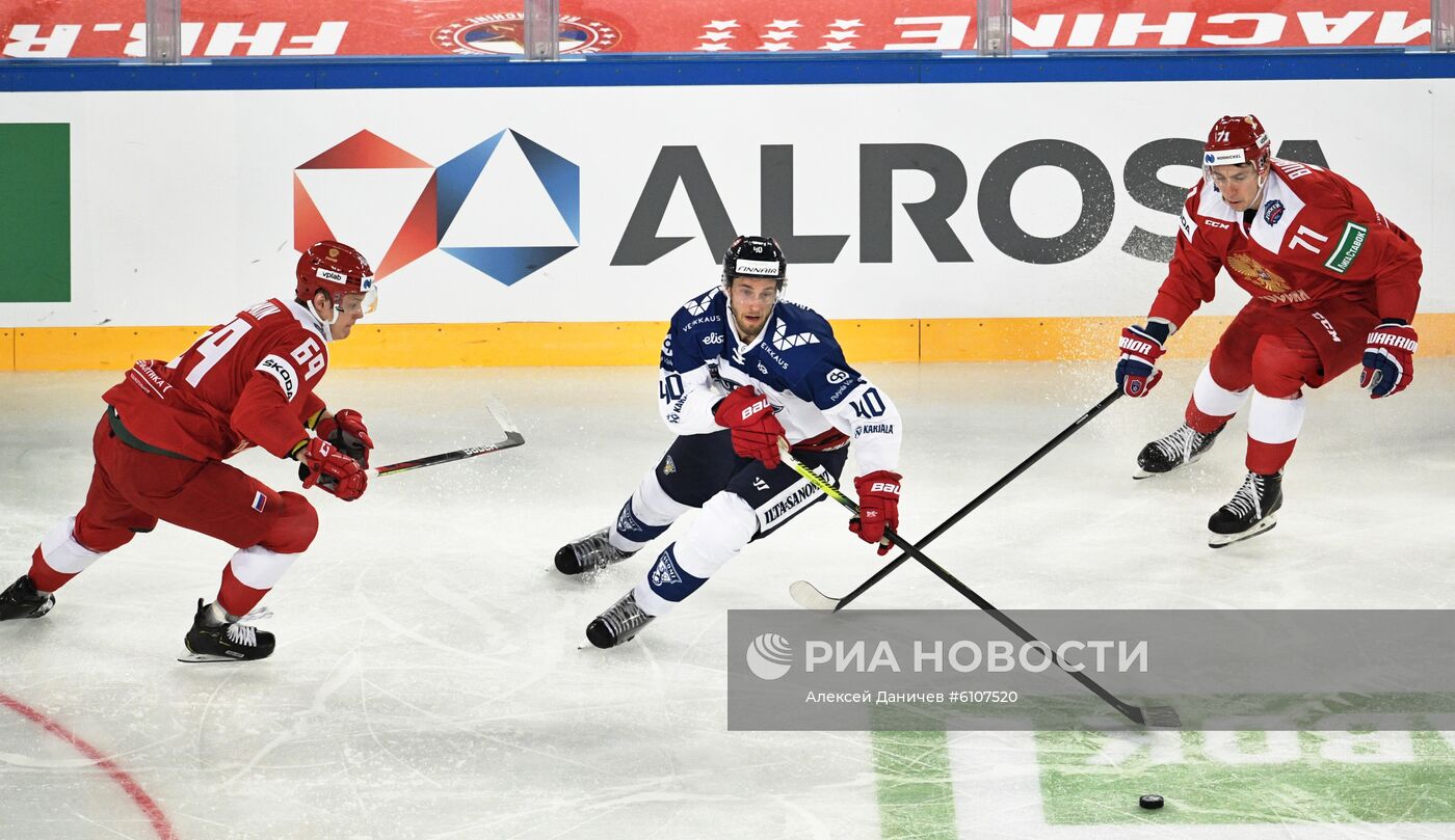 Хоккей. Кубок Первого канала. Россия - Финляндия