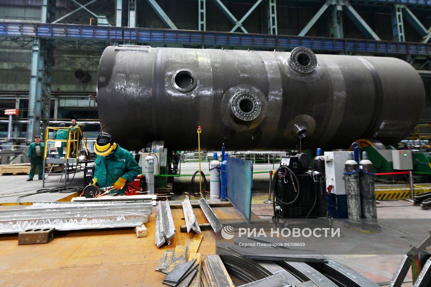 Производственная площадка завода "Атоммаш" в Волгодонске