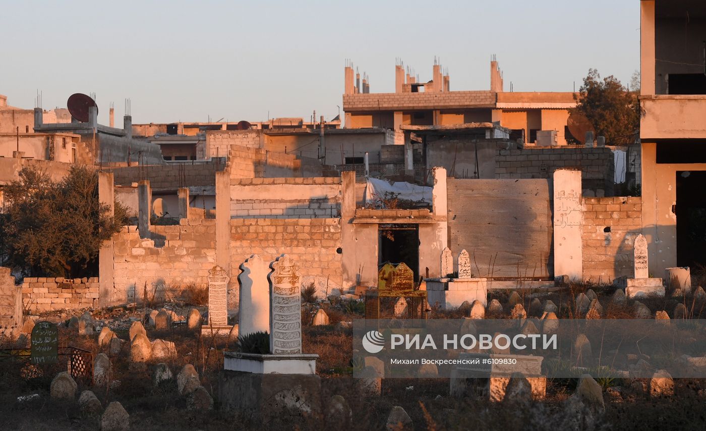 Город Хан-Шейхун в провинции Идлиб