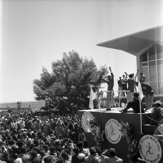 Встреча в Аддис-Абебе Дегага (Мамо) Волде