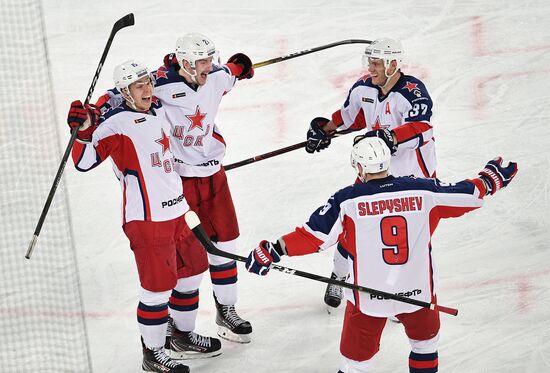 Хоккей. КХЛ. Матч СКА - ЦСКА