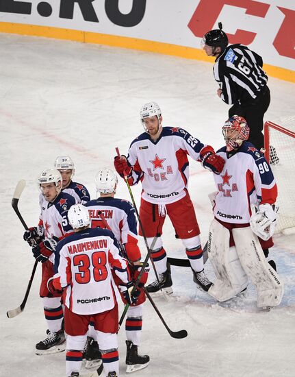 Хоккей. КХЛ. Матч СКА - ЦСКА