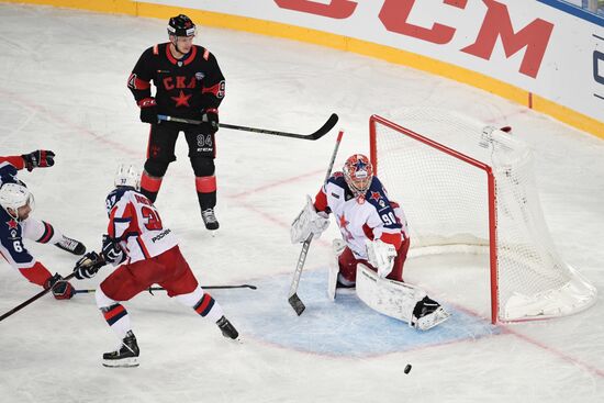 Хоккей. КХЛ. Матч СКА - ЦСКА