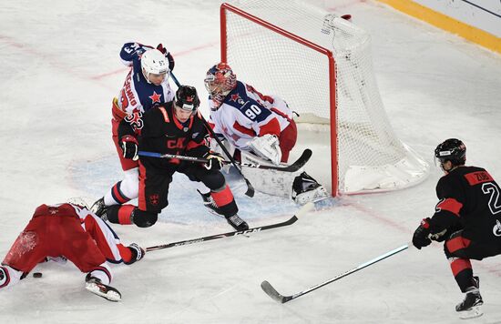 Хоккей. КХЛ. Матч СКА - ЦСКА