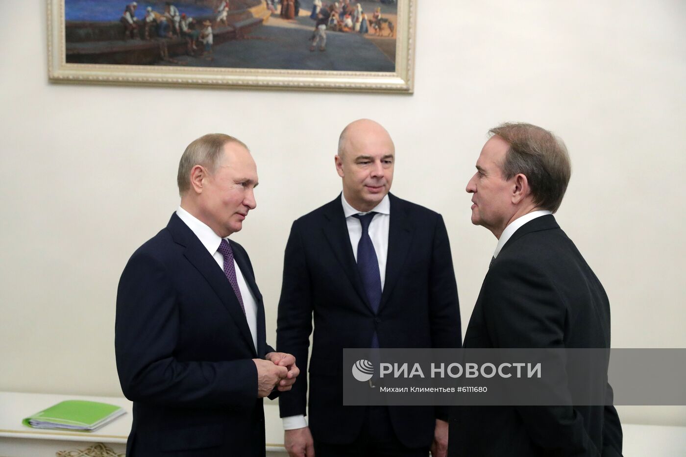 Рабочая поездка президента РФ В. Путина в Санкт-Петербург