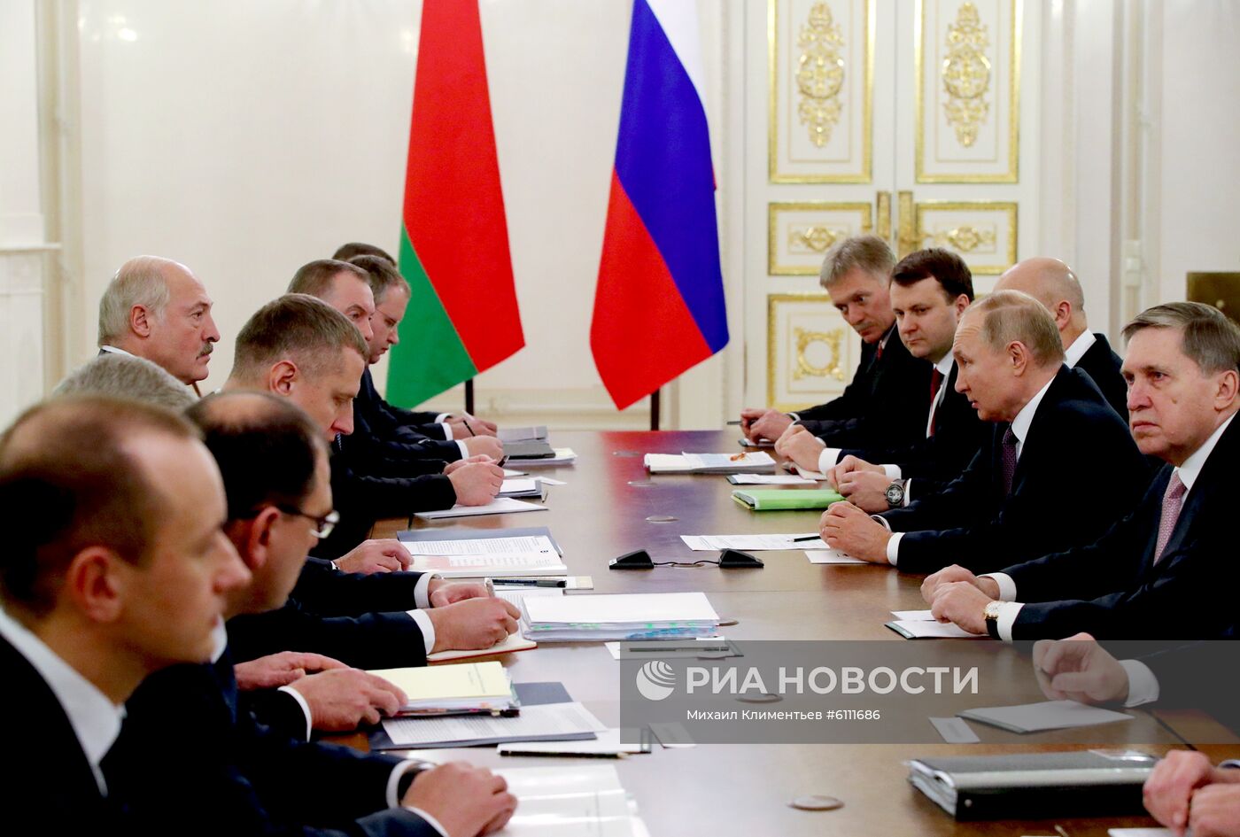 Рабочая поездка президента РФ В. Путина в Санкт-Петербург