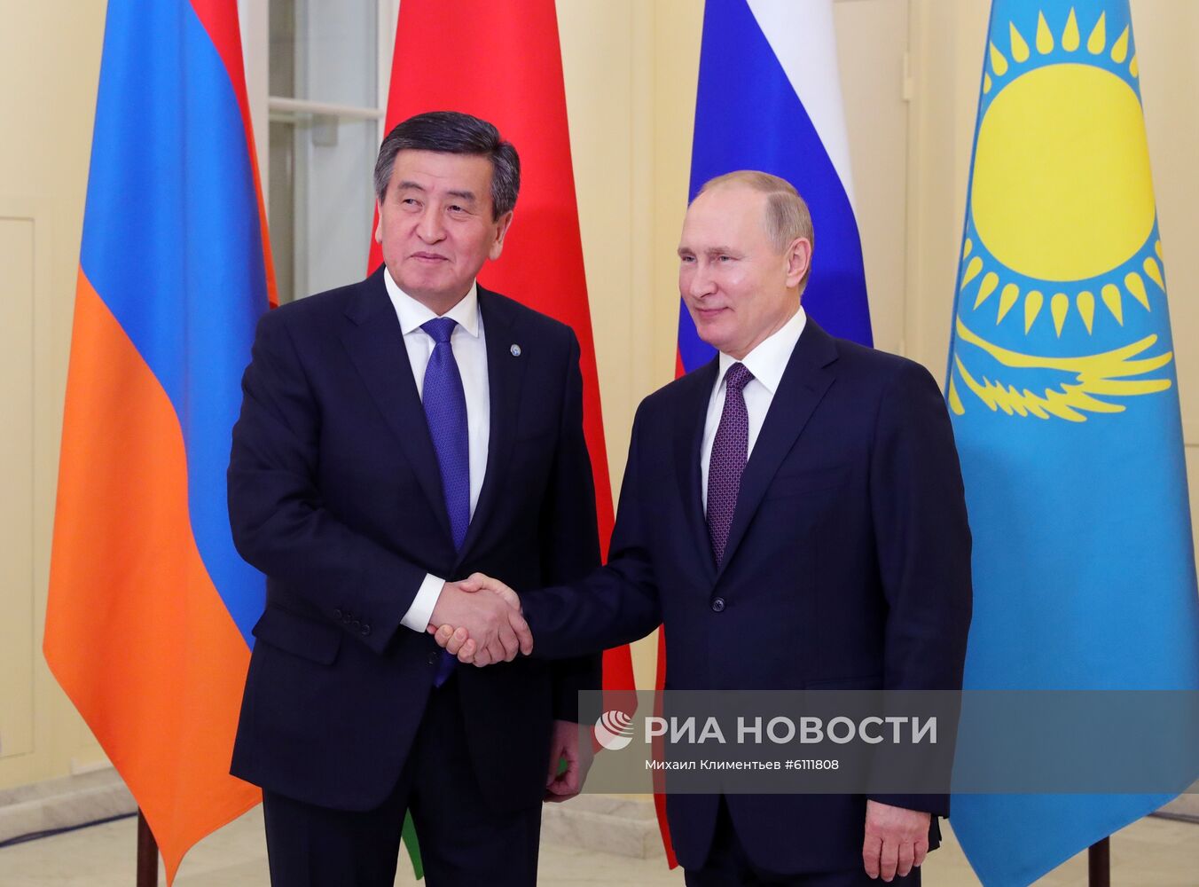 Рабочая поездка президента РФ В. Путина в Санкт-Петербург