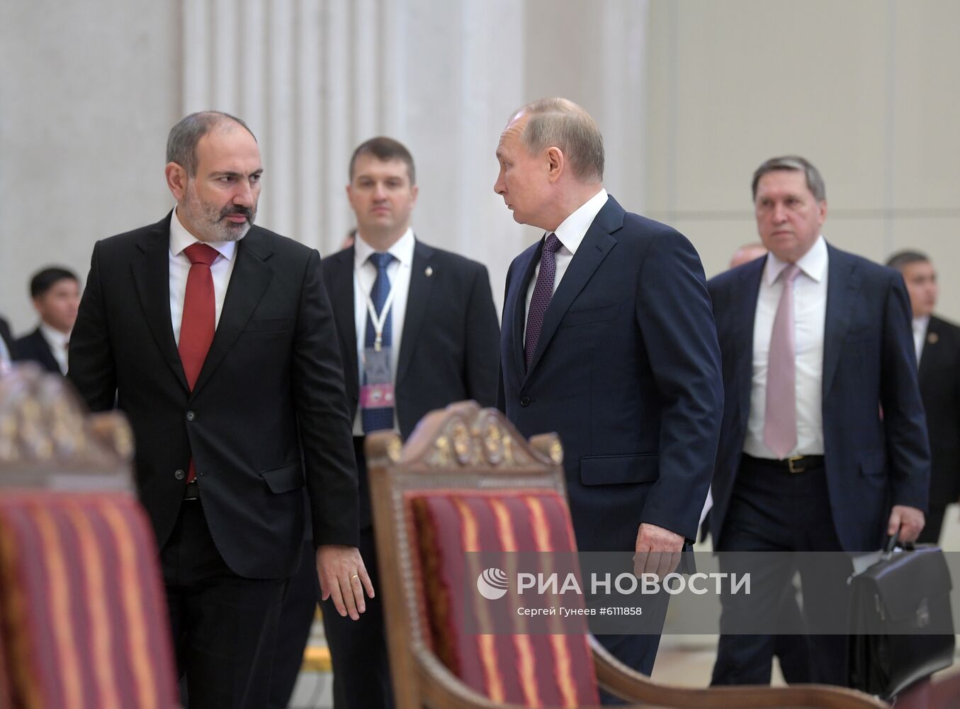 Рабочая поездка президента РФ В. Путина в Санкт-Петербург