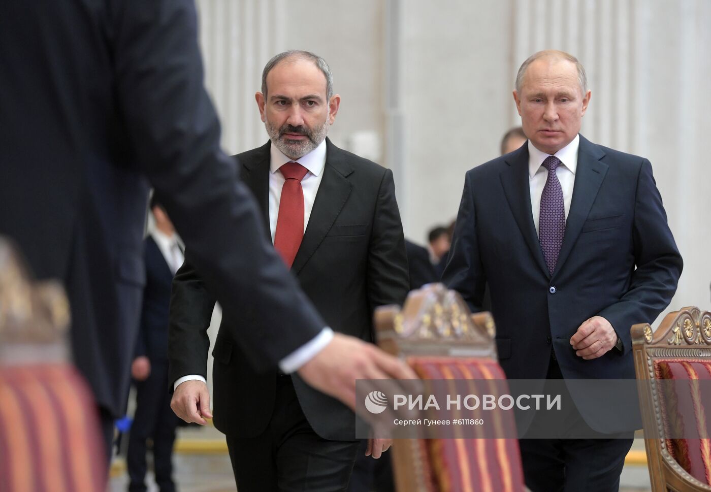 Рабочая поездка президента РФ В. Путина в Санкт-Петербург