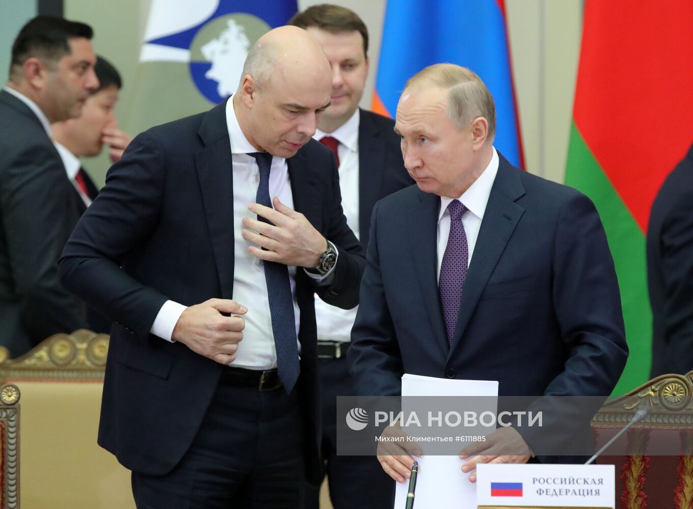 Рабочая поездка президента РФ В. Путина в Санкт-Петербург