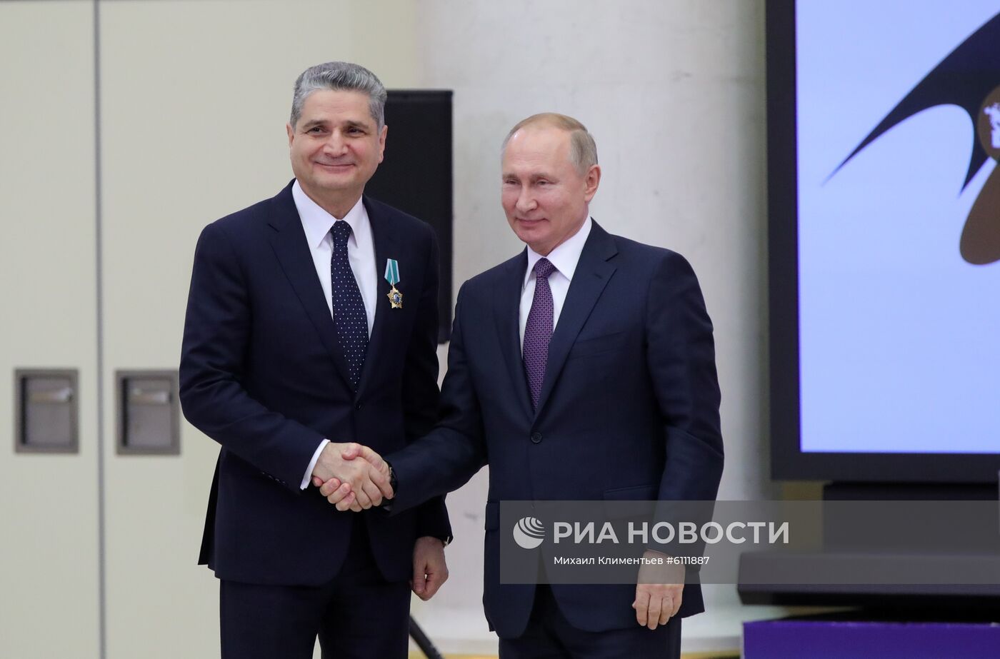 Рабочая поездка президента РФ В. Путина в Санкт-Петербург