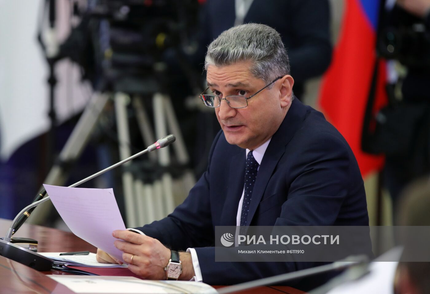 Рабочая поездка президента РФ В. Путина в Санкт-Петербург