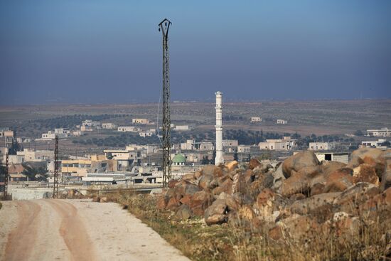 Ситуация в районе поселка Шара в сирийской провинции Идлиб
