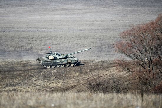 "Танковый биатлон" в Крыму
