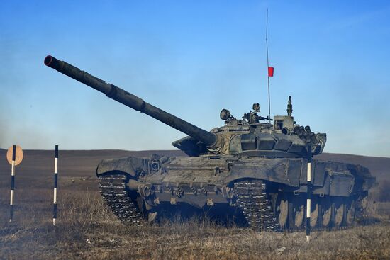 "Танковый биатлон" в Крыму