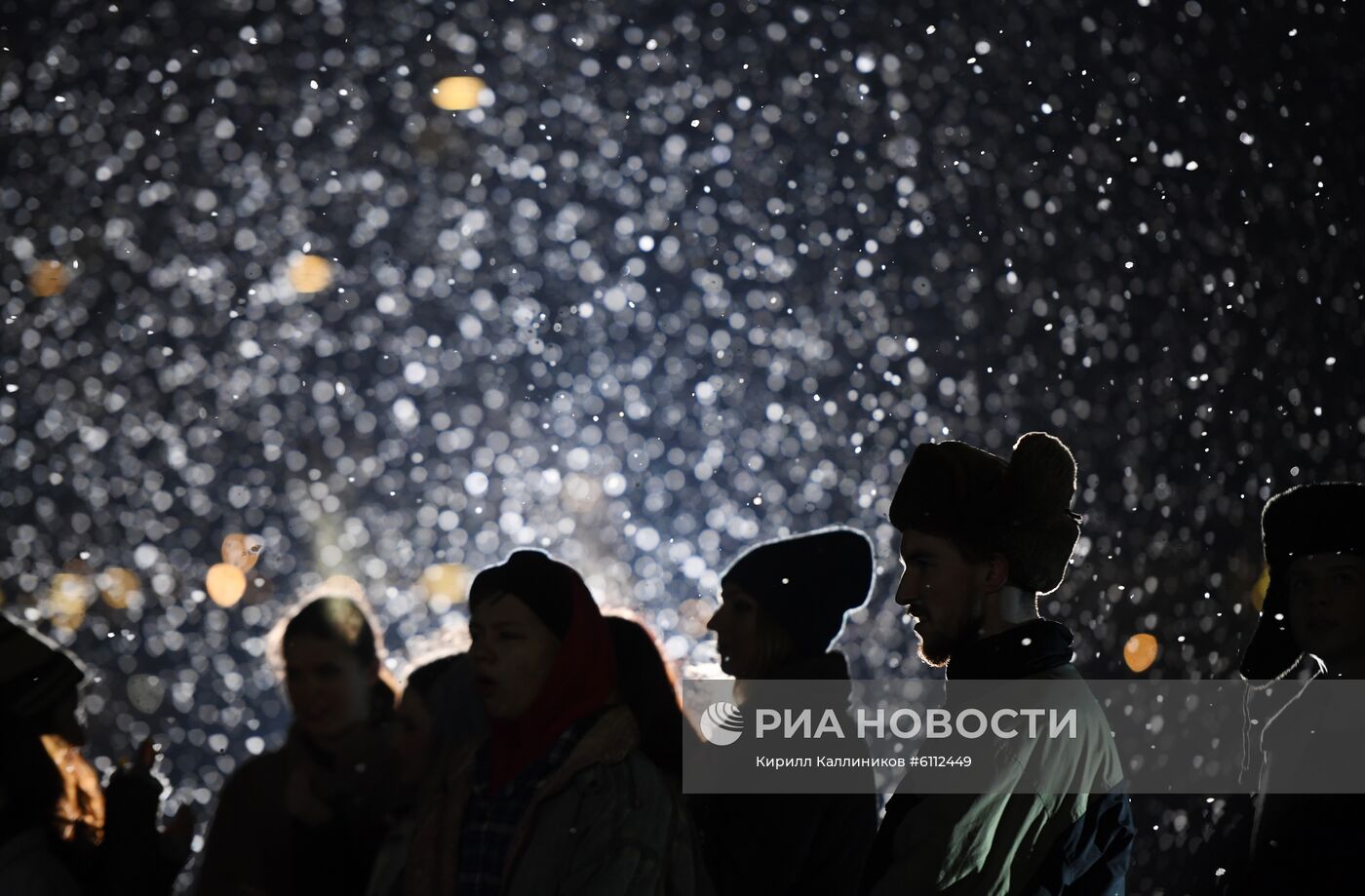 Съемки программы "Новогодняя ночь на Первом"