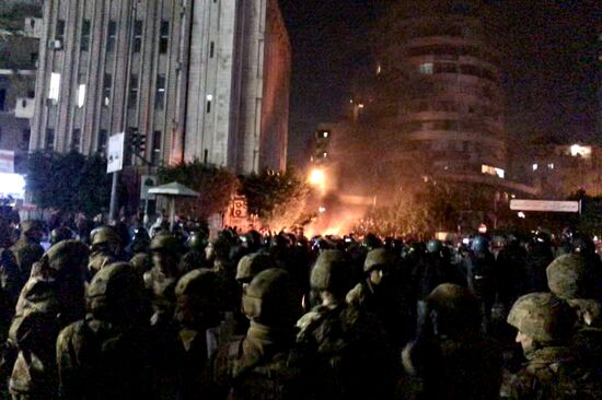 Беспорядки в Бейруте