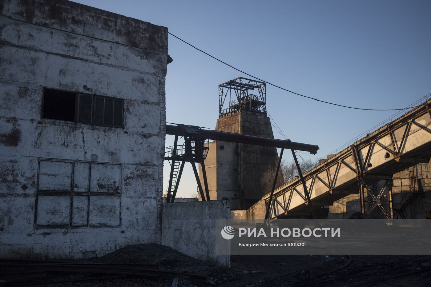 Шахта "Мащинская" в Луганской области