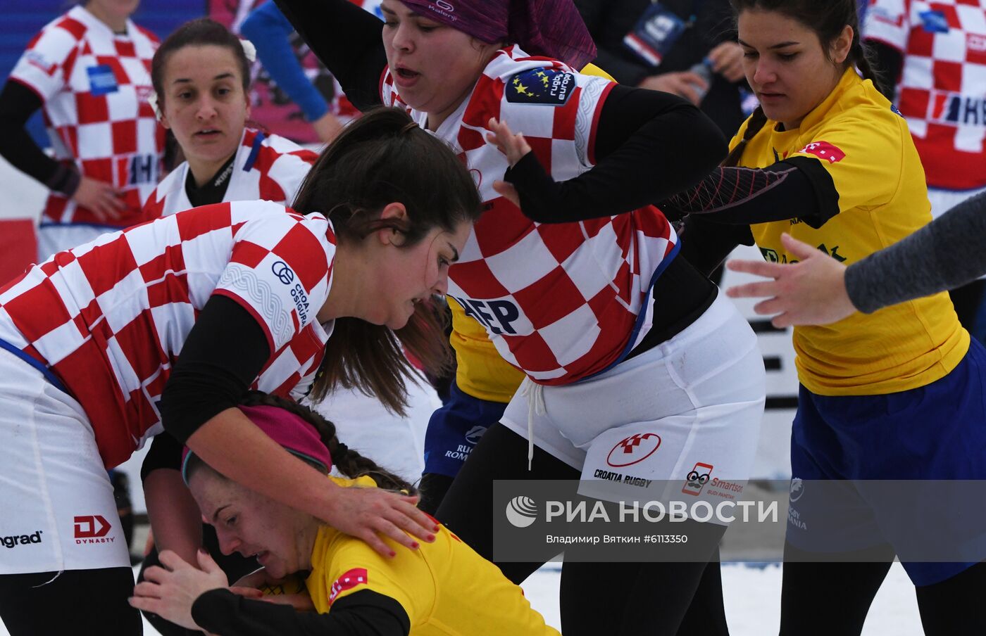 Регби на снегу. Чемпионат Европы