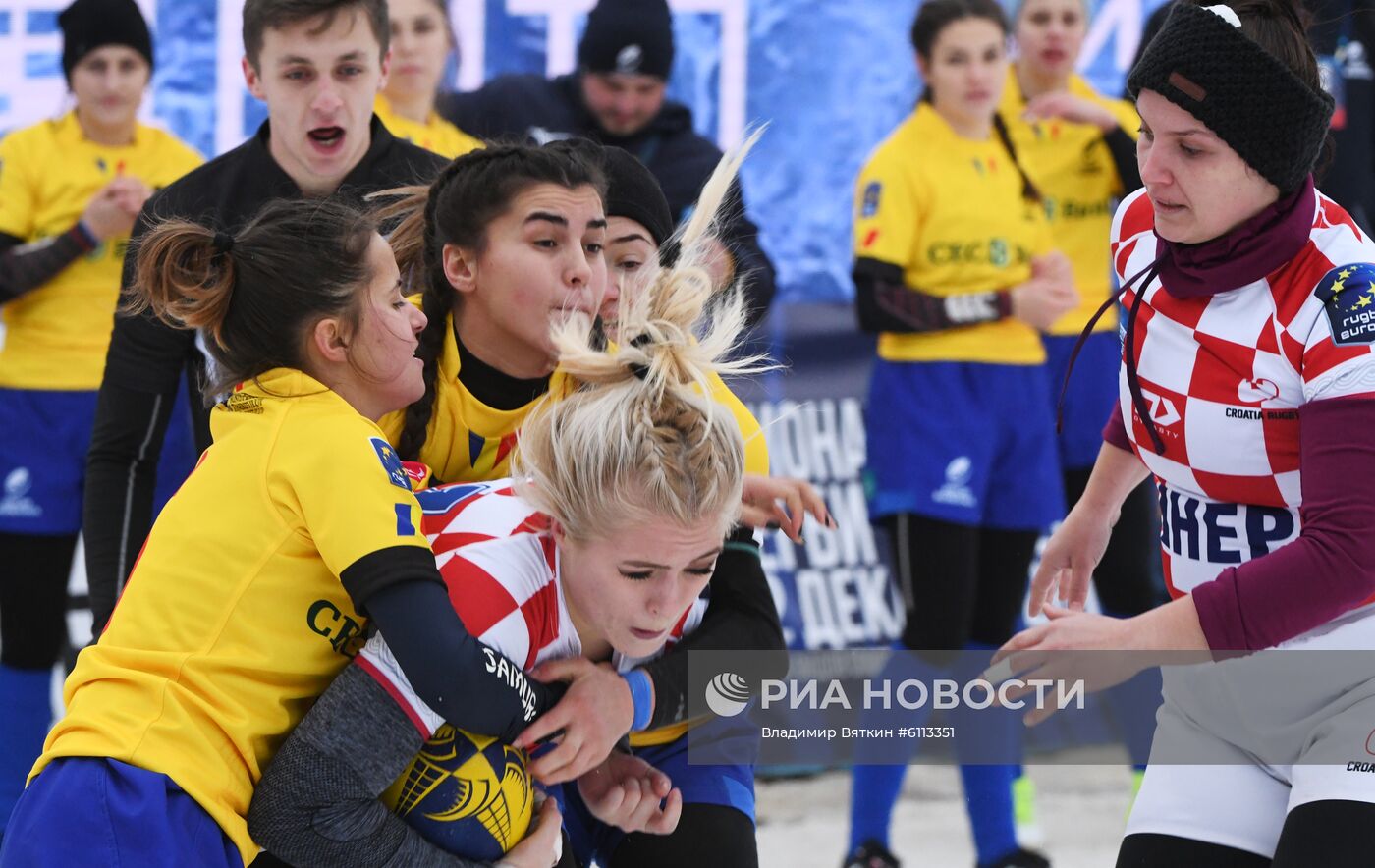 Регби на снегу. Чемпионат Европы