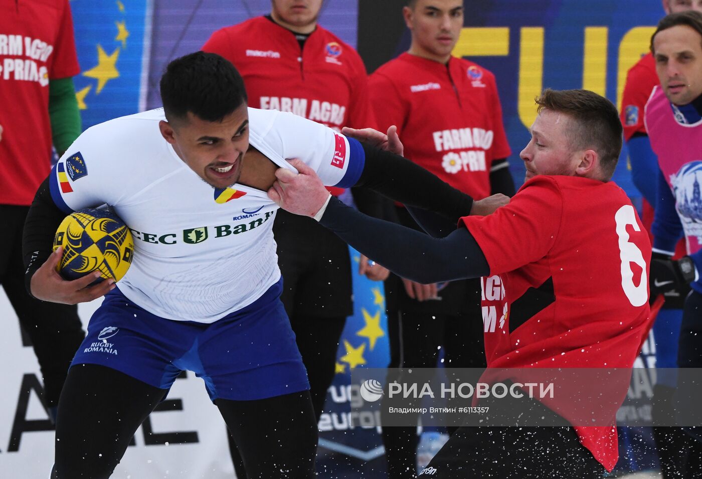 Регби на снегу. Чемпионат Европы