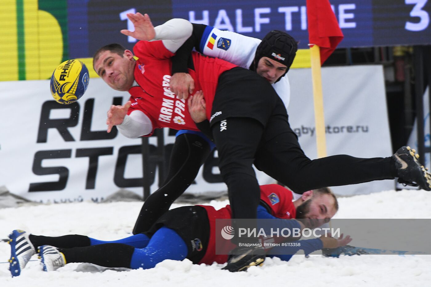 Регби на снегу. Чемпионат Европы