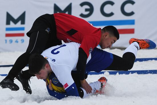 Регби на снегу. Чемпионат Европы