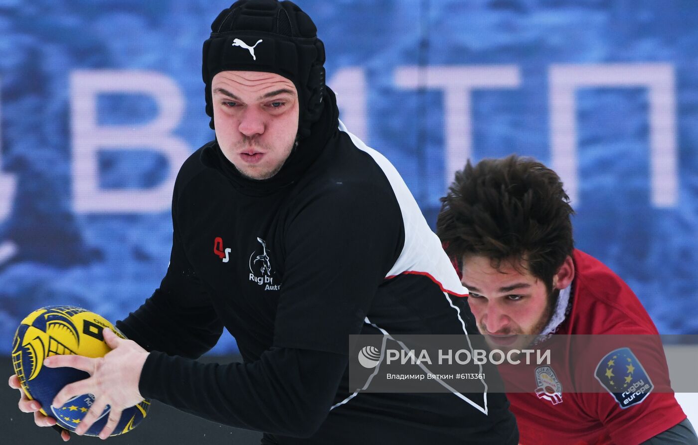 Регби на снегу. Чемпионат Европы