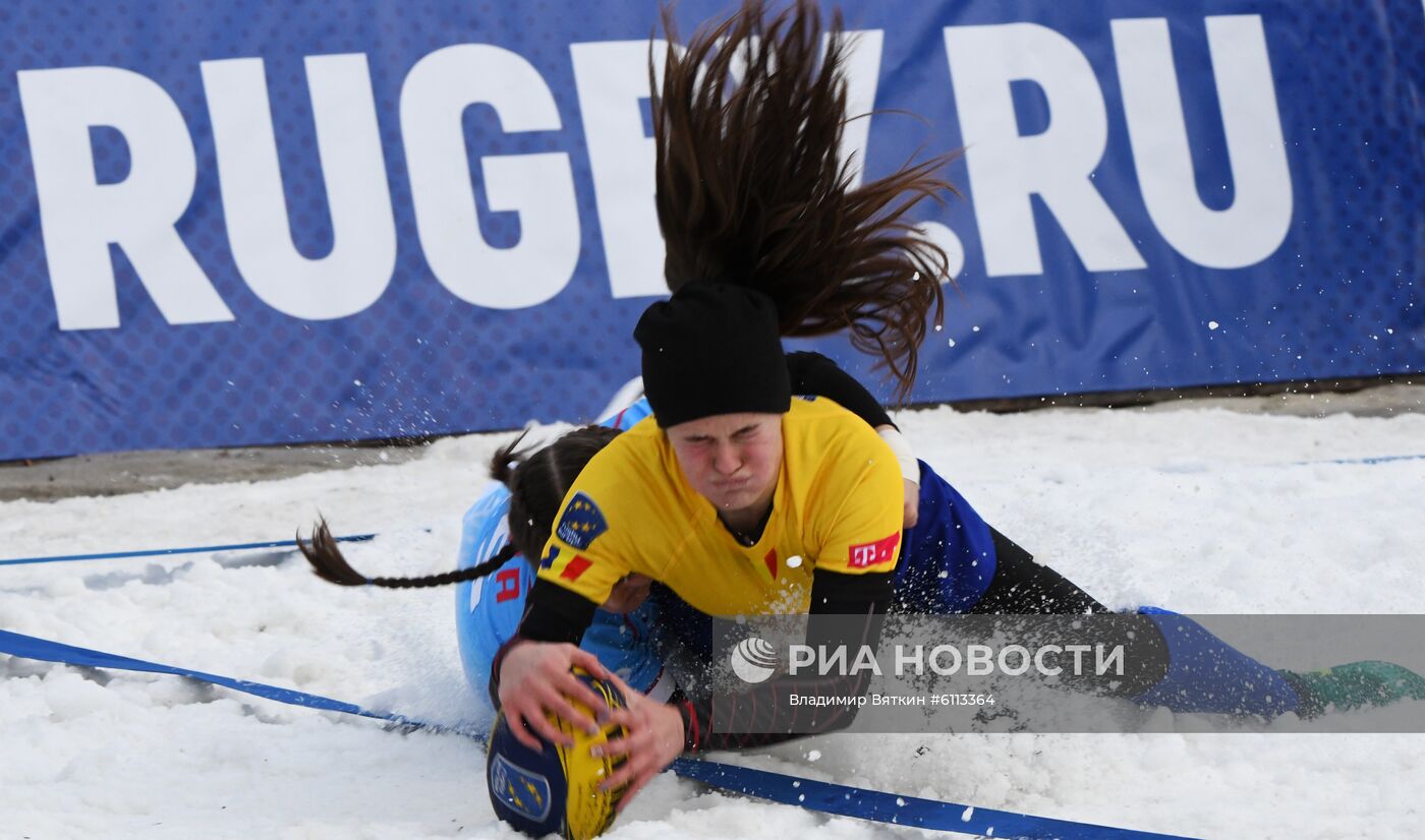 Регби на снегу. Чемпионат Европы