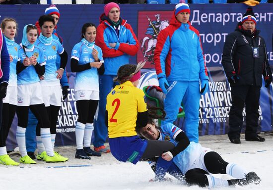 Регби на снегу. Чемпионат Европы